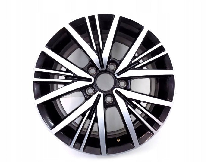 1x Alufelge 16 Zoll 6.5" 5x112 48ET Glanz Schwarz 5TA601025H VW Tiguan Rim Wheel FEL8044047367nz
