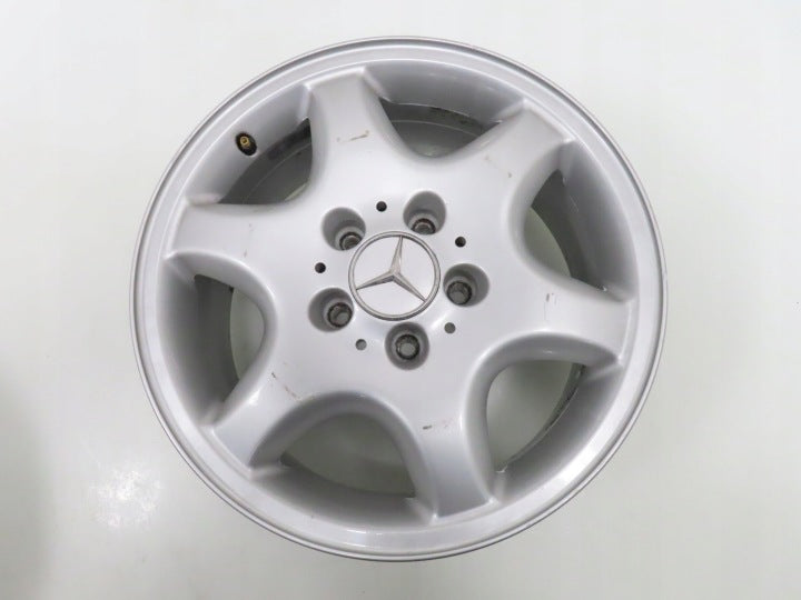 1x Alufelge 16 Zoll 7.0" 5x112 37ET Glanz Silber A2084010502 Mercedes-Benz Clk FEL9902500995jj