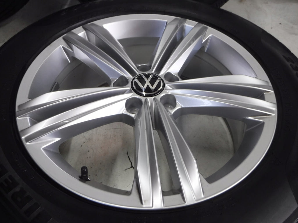 4x Alufelge 18 Zoll 7.0" 5x112 43ET 5NA601025M VW Tiguan Sharan Rim Wheel FEL6035815344xy