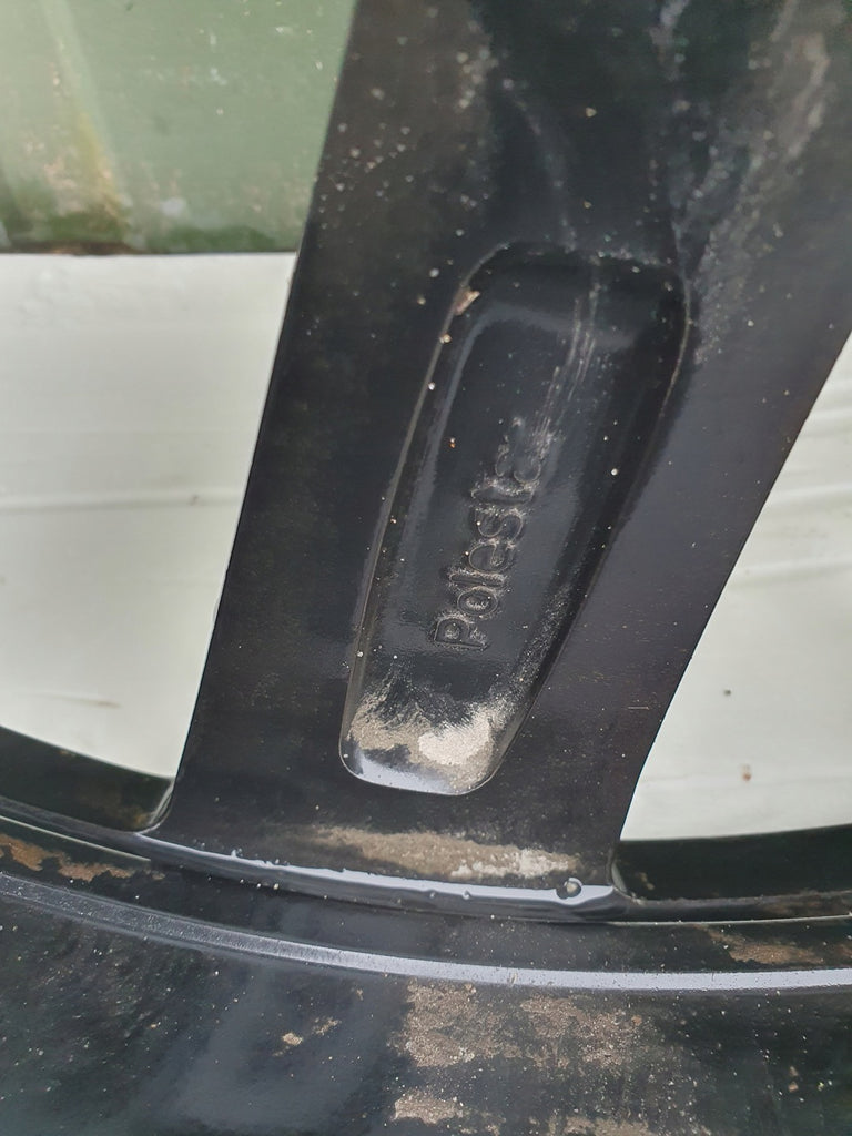 1x Alufelge 19 Zoll 9.0" 5x108 53ET Glanz Schwarz 32134523 Polestar 2 1