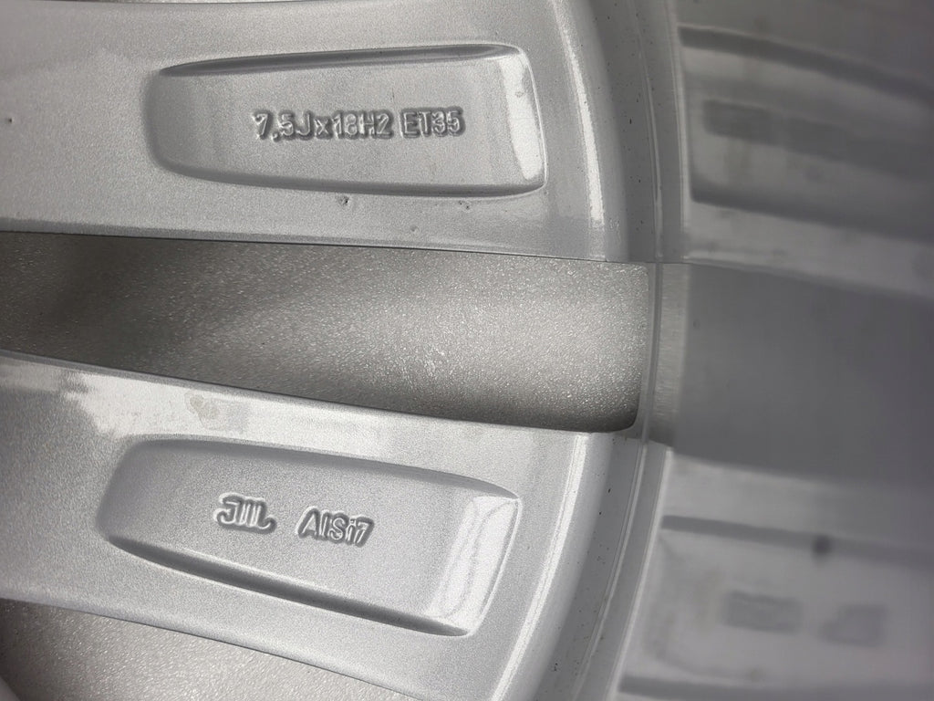 1x Alufelge 18 Zoll 7.5" 5x112 35ET Glanz Silber 7N0601025F Seat Alhambra Sharan FEL6382165875bo