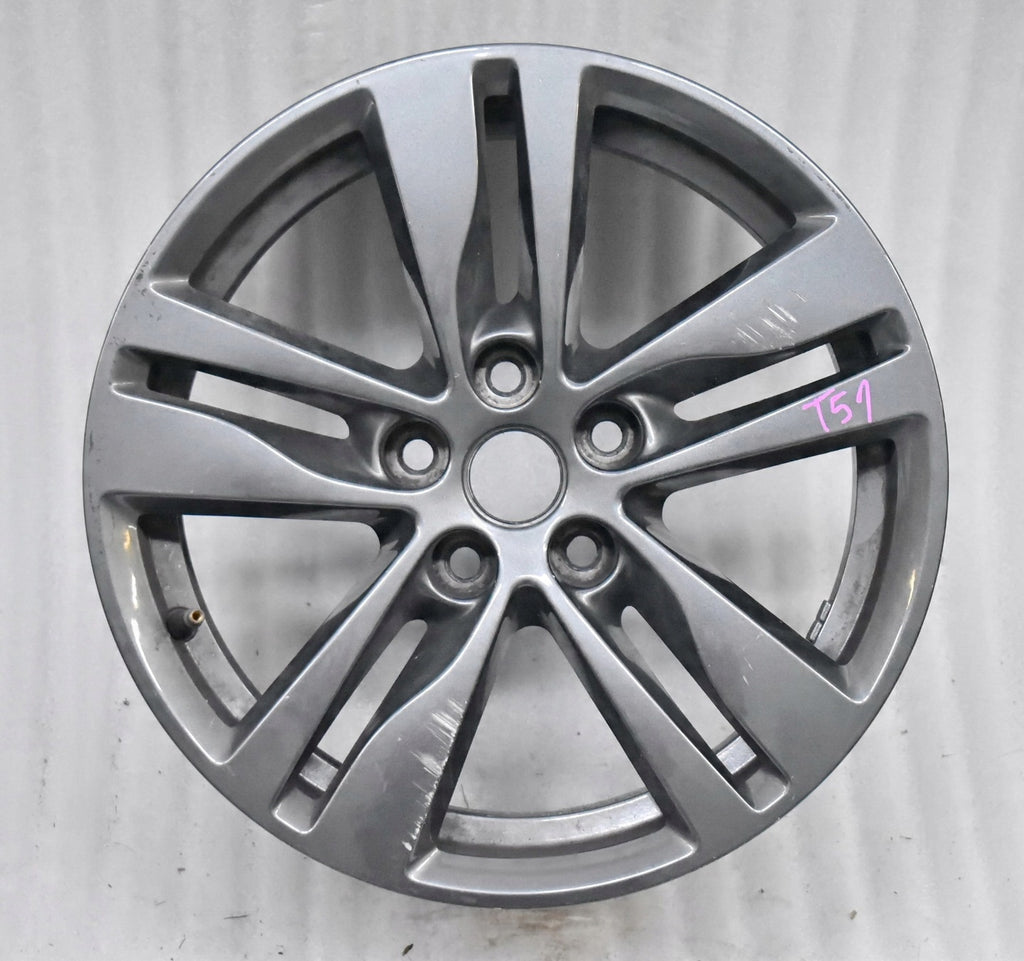 1x Alufelge 16 Zoll 7.0" 5x105 41ET Matt Grau 39024544 Opel Mokka X Rim Wheel
