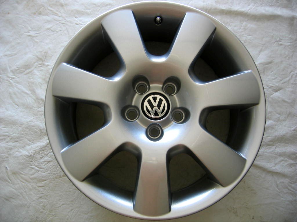 1x Alufelge 16 Zoll 7.0" 5x100 Vw Rim Wheel