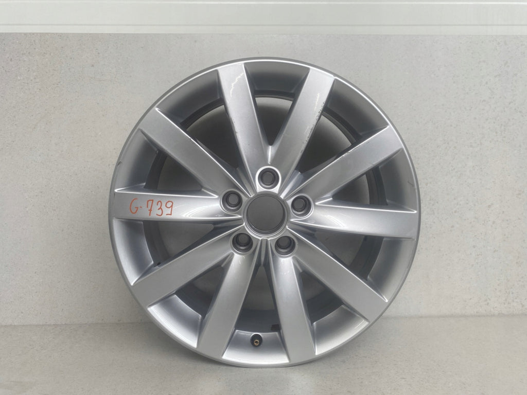 1x Alufelge 17 Zoll 7.0" 5x112 54ET Glanz 5K0601025AN VW Golf Vi Rim Wheel FEL3314530491hj