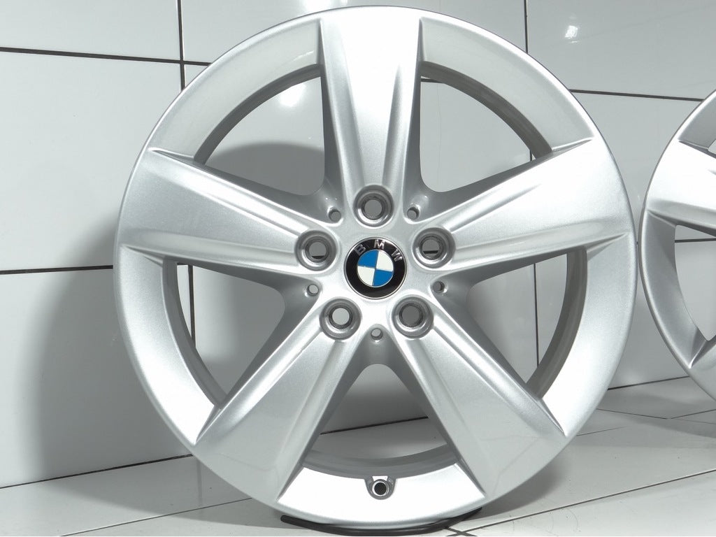 4x Alufelge 17 Zoll 7.5" 5x112 54ET Silber 6855087 BMW Active F45 F46 Rim Wheel FEL5436142359hn