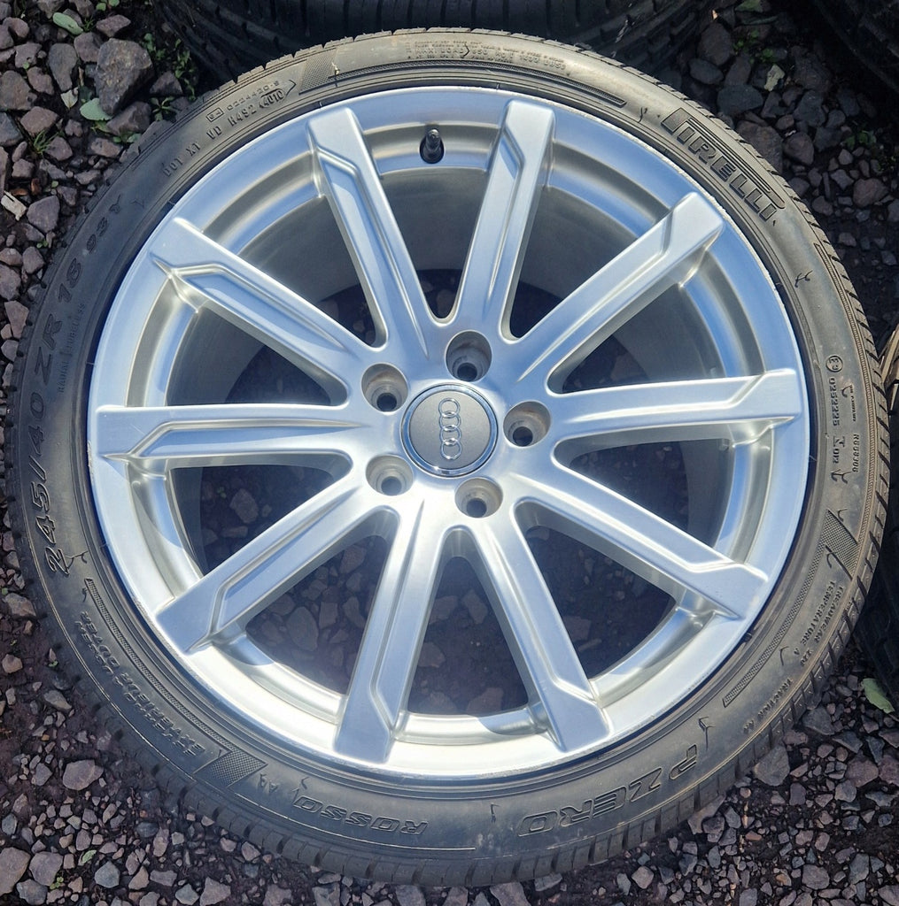 4x Alufelge 18 Zoll 9.0" 5x112 52ET Glanz Silber 8J0601025K Audi Tt Rim Wheel FEL8865505171ql