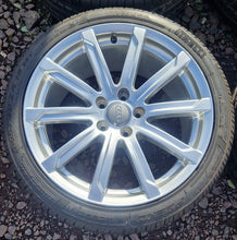 Laden Sie das Bild in den Galerie-Viewer, 4x Alufelge 18 Zoll 9.0" 5x112 52ET Glanz Silber 8J0601025K Audi Tt Rim Wheel FEL8865505171ql