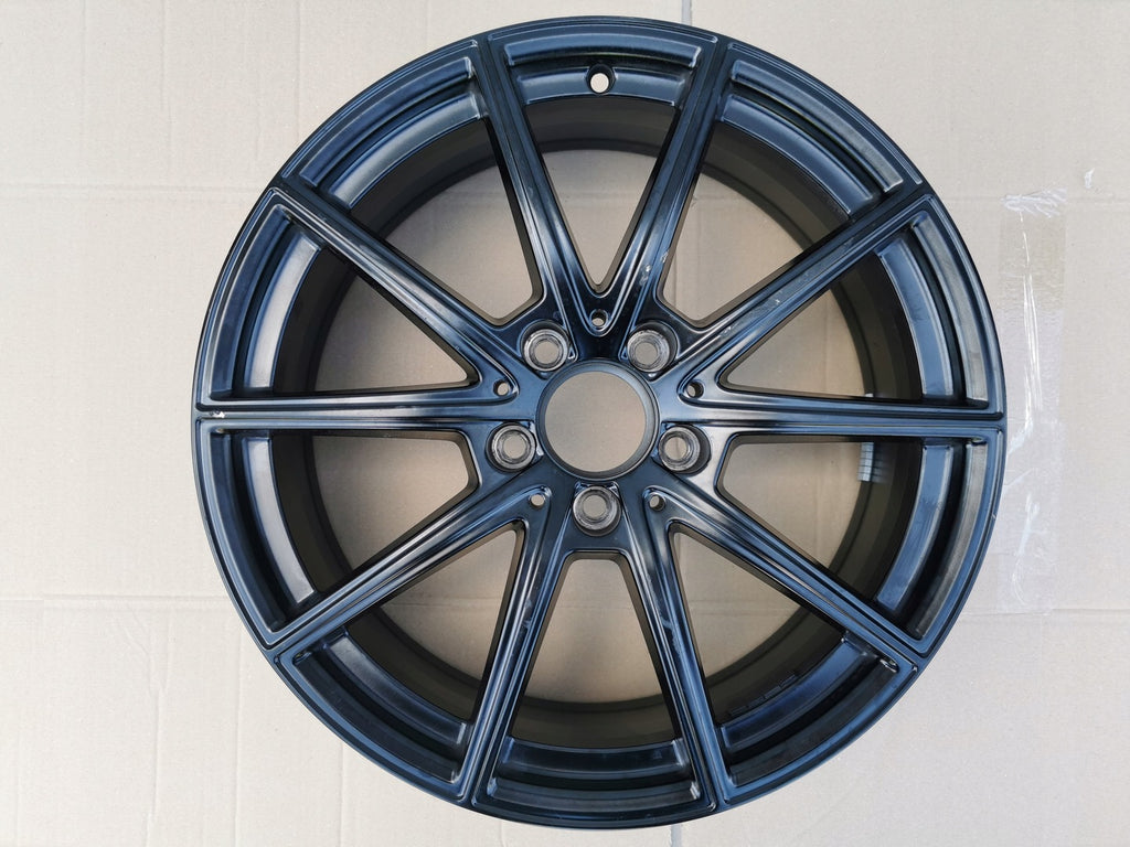 1x Alufelge 18 Zoll 6.5" 5x112 44ET Matt Schwarz A2474012600 Mercedes-Benz W247