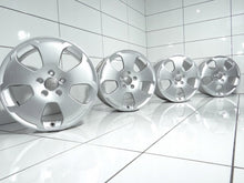 Laden Sie das Bild in den Galerie-Viewer, 4x Alufelge 17 Zoll 7.5" 5x112 56ET Glanz Silber Audi Rim Wheel FEL9165945569mt