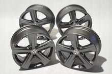 Load image into Gallery viewer, 4x Alufelge 16 Zoll 6.5" 5x112 46ET Glanz Grau 5G0601025BP VW Touran Jetta FEL6423420275at