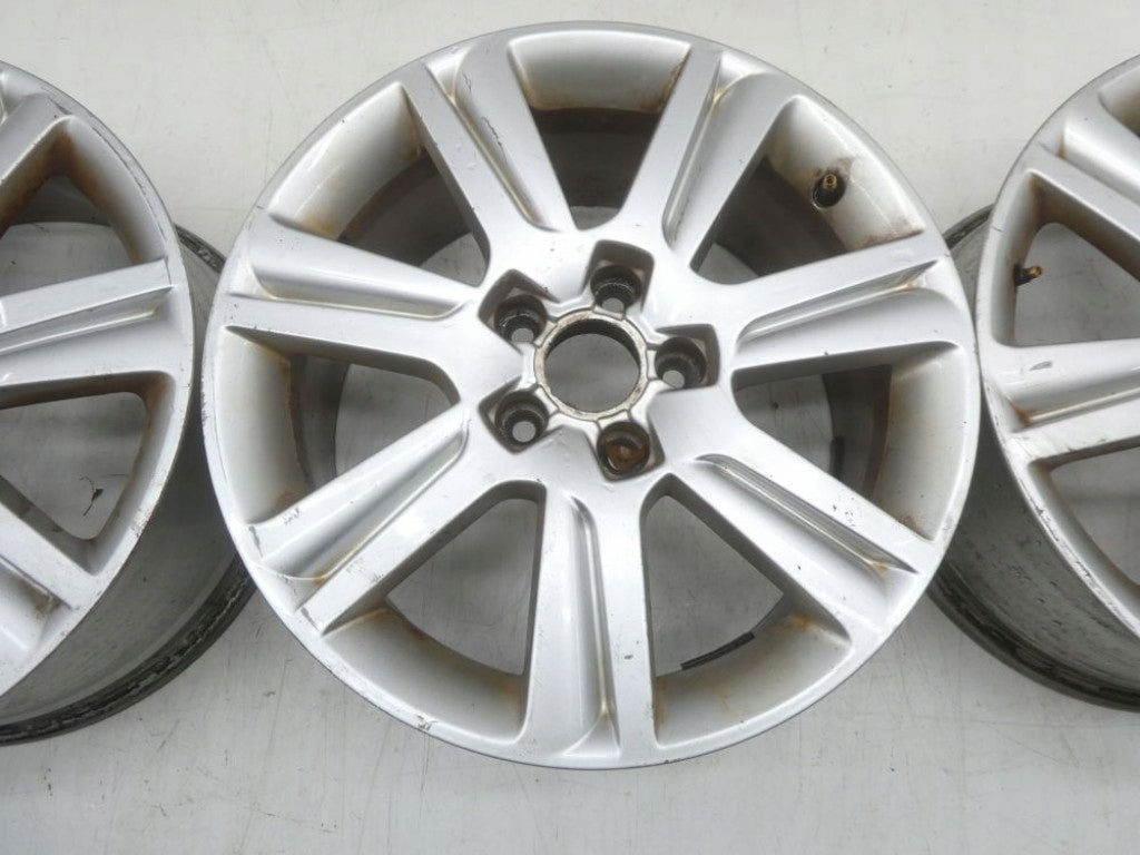 4x Alufelge 17 Zoll 7.5" 5x112 45ET Glanz Silber 8K0601025B Audi A4 B8 Rim Wheel FEL8847713526ne