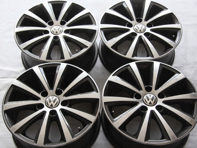 1x Alufelge 16 Zoll 6.5" 5x112 1T0601025S VW Touran Rim Wheel