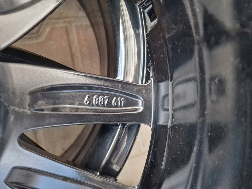 1x Alufelge 18 Zoll 6.5" 5x112 42ET Glanz Schwarz 6887611 Mini Rim Wheel FEL9217523438st