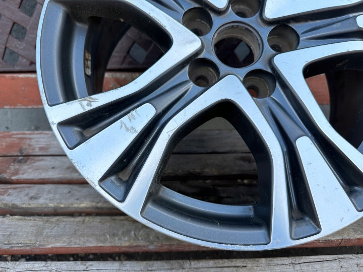 1x Alufelge 17 Zoll 7.0" 5x114.3 39ET Glanz Graphit Mg Rim Wheel FEL1016631004jp