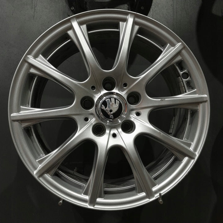 4x Alufelge 16 Zoll 6.5" 5x112 38ET A2054012400 Mercedes-Benz Superb III Octavia FEL8831538460mt