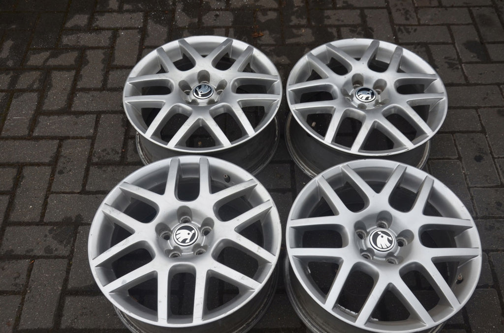 4x Alufelge 16 Zoll 6.5" 5x112 42ET Skoda Rapid Kamiq T-Cross Rim Wheel FEL3257844560zd