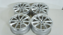 Laden Sie das Bild in den Galerie-Viewer, 4x Alufelge 17 Zoll 7.5" 5x112 27ET Glanz Silber 6868217 BMW G30 Rim Wheel FEL4419294736ae