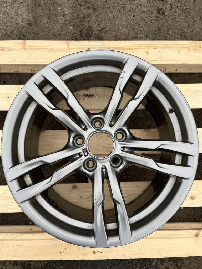 1x Alufelge 18 Zoll 8.5" 5x120 47ET Glanz Grau 7852492 BMW 3 F30 F32 F31 FEL4187135126ms