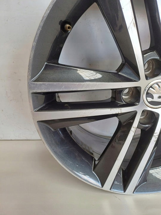 1x Alufelge 17 Zoll 7.0" 5x100 46ET 5JA601025D Skoda Rapid Rim Wheel FEL1831665779ko