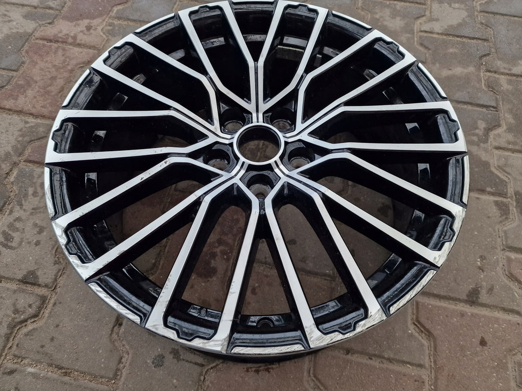 1x Alufelge 18 Zoll 7.0" 5x114.3 29ET Glanz Schwarz 6020018785 Alpine Grand