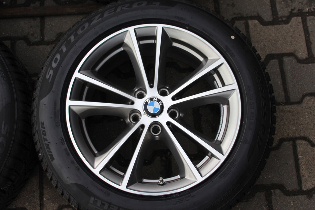 4x Alufelge 17 Zoll 7.5" 5x112 27ET Glanz Graphit 6863417 BMW 5 G31 G30 FEL5225709110ms
