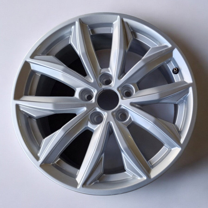 1x Alufelge 17 Zoll 7.0" 5x112 34ET Glanz Silber 80A601025 Audi Rim Wheel