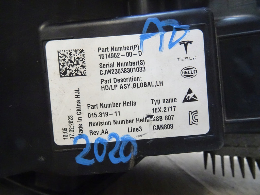 Frontscheinwerfer Tesla Model Y 1514952-00-D Links Scheinwerfer Headlight SCH8000203661md