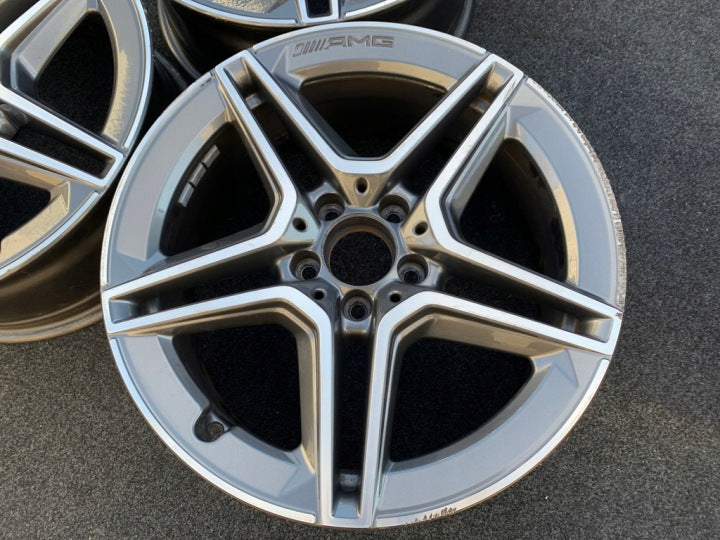 1x Alufelge 18 Zoll 7.5" 5x112 44ET A2054019500 Mercedes-Benz W205 A205 FEL6918029922ge