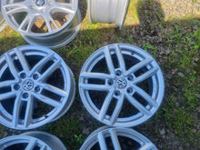 Load image into Gallery viewer, 4x Alufelge 16 Zoll 6.5" 5x112 46ET Glanz KBA53206 VW Golf Rim Wheel FEL2849935704jq