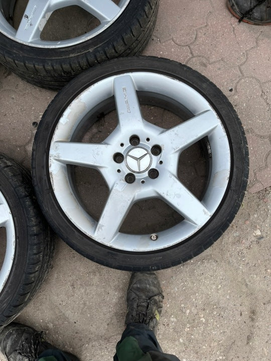 4x Alufelge 18 Zoll 7.0" 5x112 54ET Glanz Silber A1694011202 Mercedes-Benz W246 FEL2719110939rp