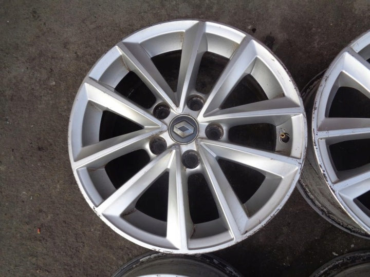 4x Alufelge 16 Zoll 6.5" 5x114.3 403001175R 403002347R Renault Megane I FEL7438242620um