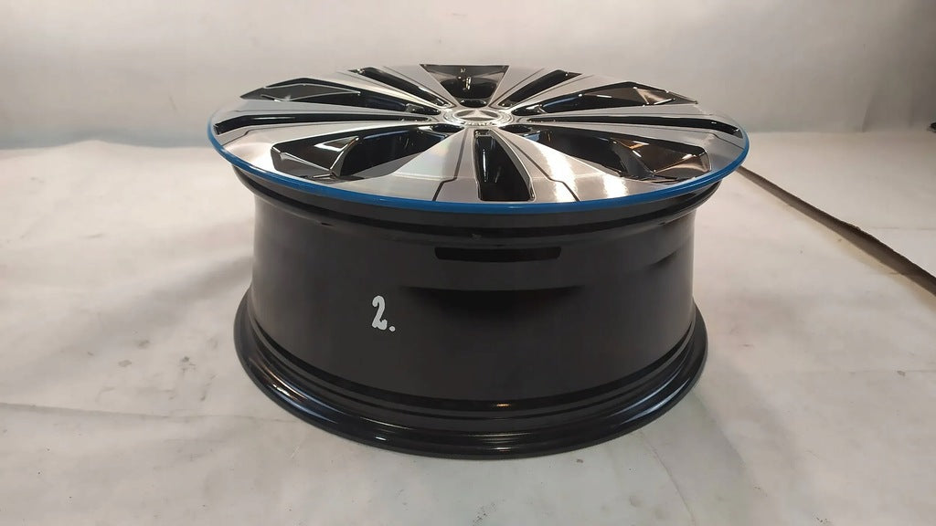 1x Alufelge 19 Zoll 8.0" 5x112 34ET Glanz Schwarz A2934010200 Mercedes-Benz Eqc FEL1551638952tv