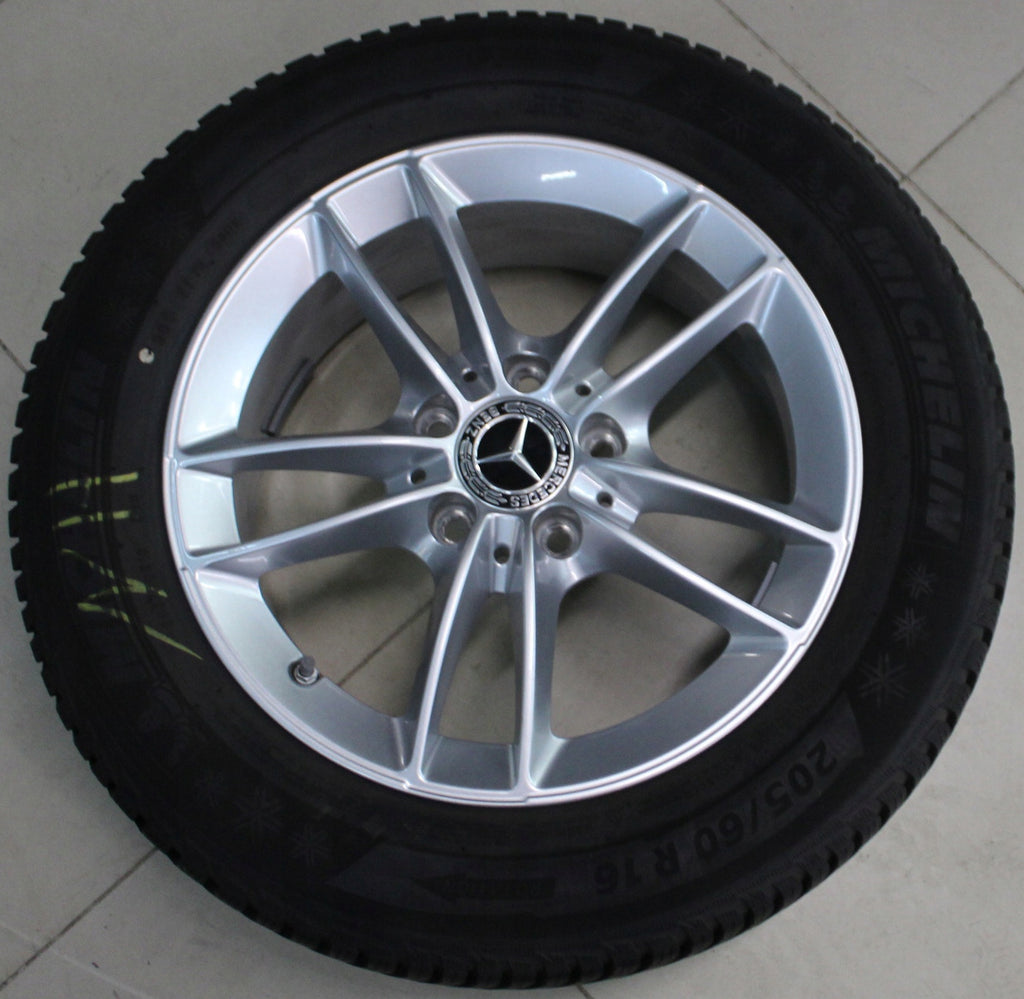 4x Alufelge 16 Zoll 6.5" 5x112 44ET Glanz Silber A1774010100 Mercedes-Benz W177 FEL7512845553cy