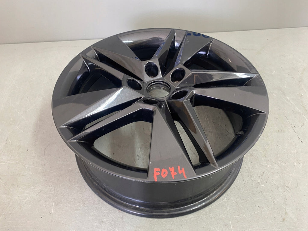 1x Alufelge 17 Zoll 6.5" 5x112 41ET Glanz Schwarz 3V0601025BG Skoda Superb Iii