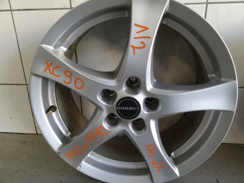 1x Alufelge 17 Zoll 7.0" 5x108 40ET KBA48362 Volvo Xc90 Rim Wheel