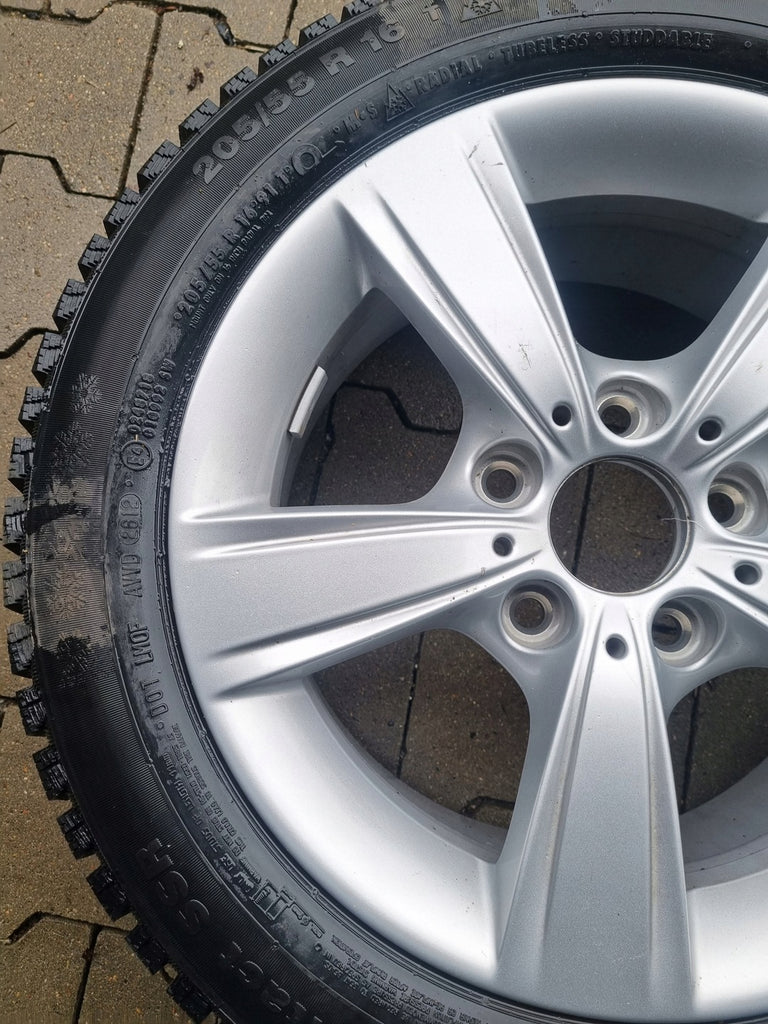 1x Alufelge 16 Zoll 7.0" 5x120 40ET Glanz Silber 6796199 BMW 1 F21 F20 Rim Wheel