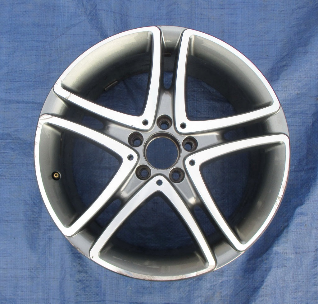 1x Alufelge 18 Zoll 8.0" 5x112 41ET Silber A2224011900 Mercedes-Benz W222 FEL9908849005ws