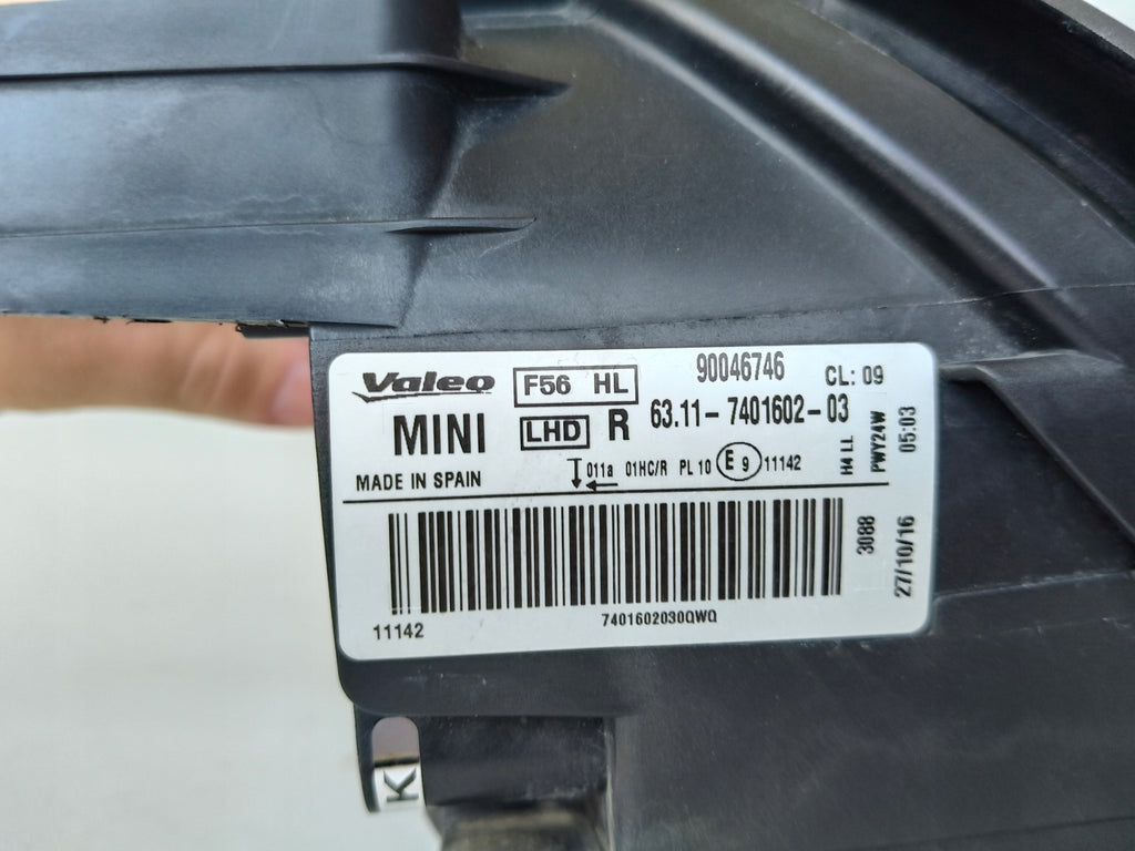 Frontscheinwerfer Mini F56 F55 7401602-03 Rechts Scheinwerfer Headlight SCH3199618799ai