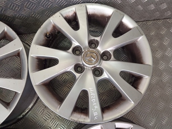 4x Alufelge 16 Zoll 5.5" 5x114.3 Mazda 3 Bk Rim Wheel FEL4489392676iu