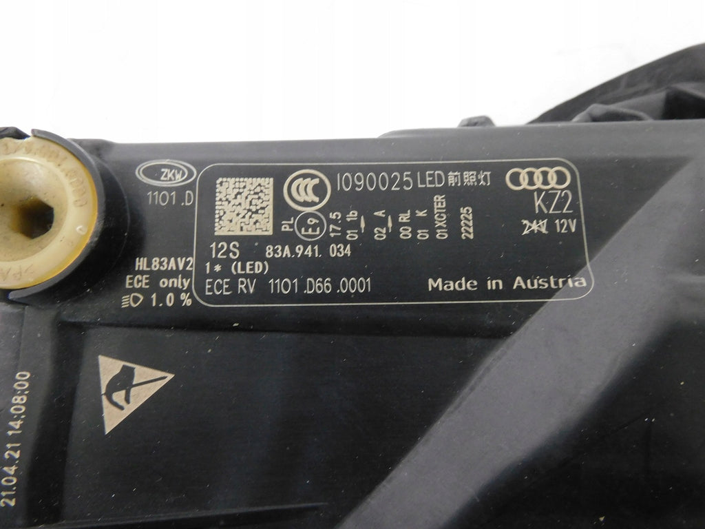 Frontscheinwerfer Audi Q3 83A941034 LED Rechts Scheinwerfer Headlight SCH6356229805ci