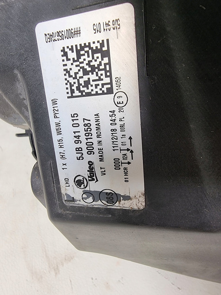 Frontscheinwerfer Skoda Rapid 5JB941015 Links Scheinwerfer Headlight SCH9066030050gh