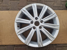 Load image into Gallery viewer, 1x Alufelge 17 Zoll 6.5" 5x112 48 5ET Glanz Silber 5TA601025J VW Touran FEL3737500719gc