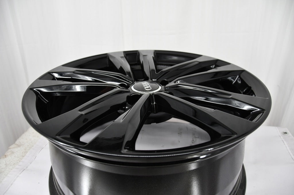 1x Alufelge 19 Zoll 8.5" 5x112 45ET Glanz Schwarz 4G0601025 Audi Rim Wheel FEL3249290594hk