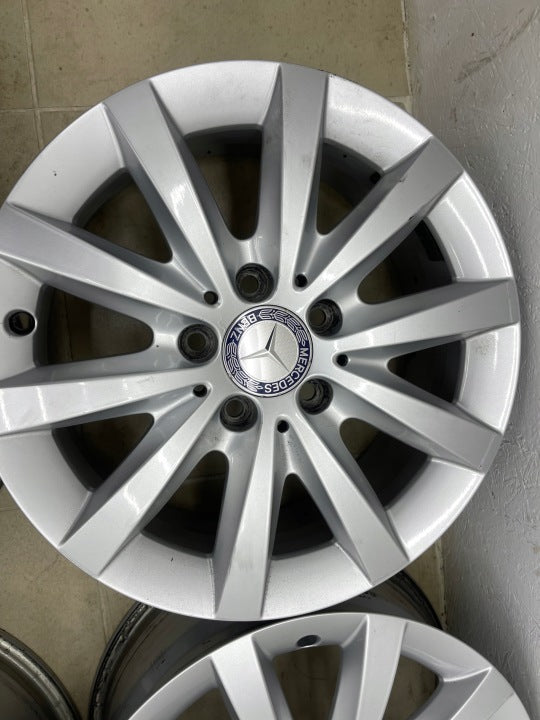 4x Alufelge 16 Zoll 6.5" 5x112 A2464010202 Mercedes-Benz W246 Rim Wheel FEL8069250957yj