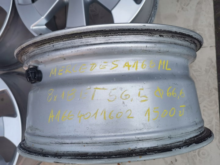 4x Alufelge 18 Zoll 8.0" 5x112 56 5ET A1664011602 Mercedes-Benz Rim Wheel FEL9698758775vi