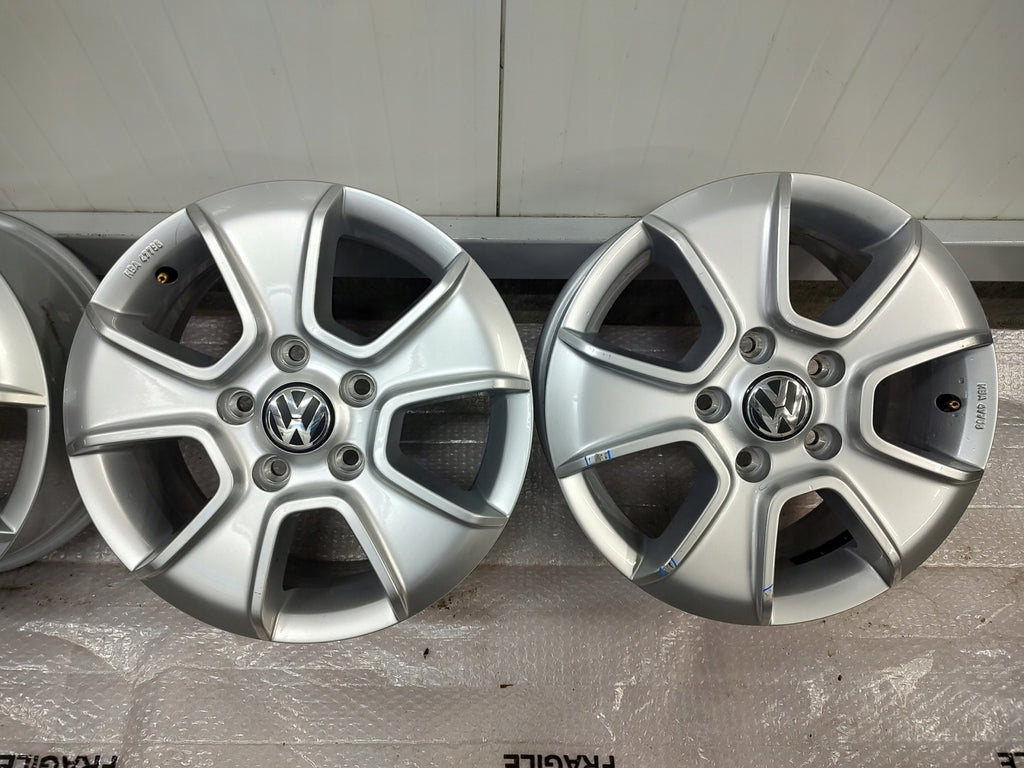 4x Alufelge 16 Zoll 6.5" 5x120 62ET 2H0071496 VW Amarok Crafter Rim Wheel FEL2205831933dj