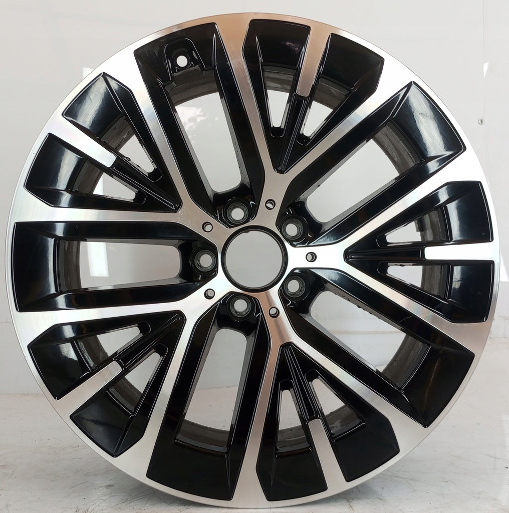 1x Alufelge 19 Zoll 8.5" 5x112 30ET Glanz Schwarz A2144014100 Mercedes-Benz FEL3762252138vf