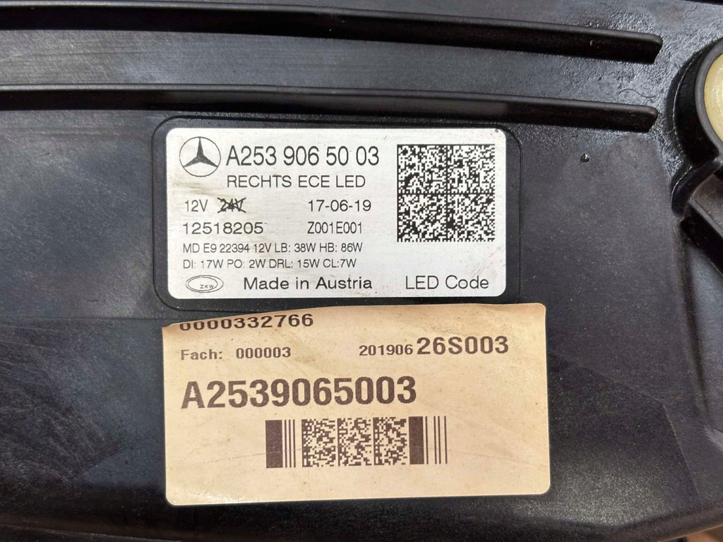 Frontscheinwerfer Mercedes-Benz Glc A2539065003 Rechts Scheinwerfer Headlight SCH7104697949ez