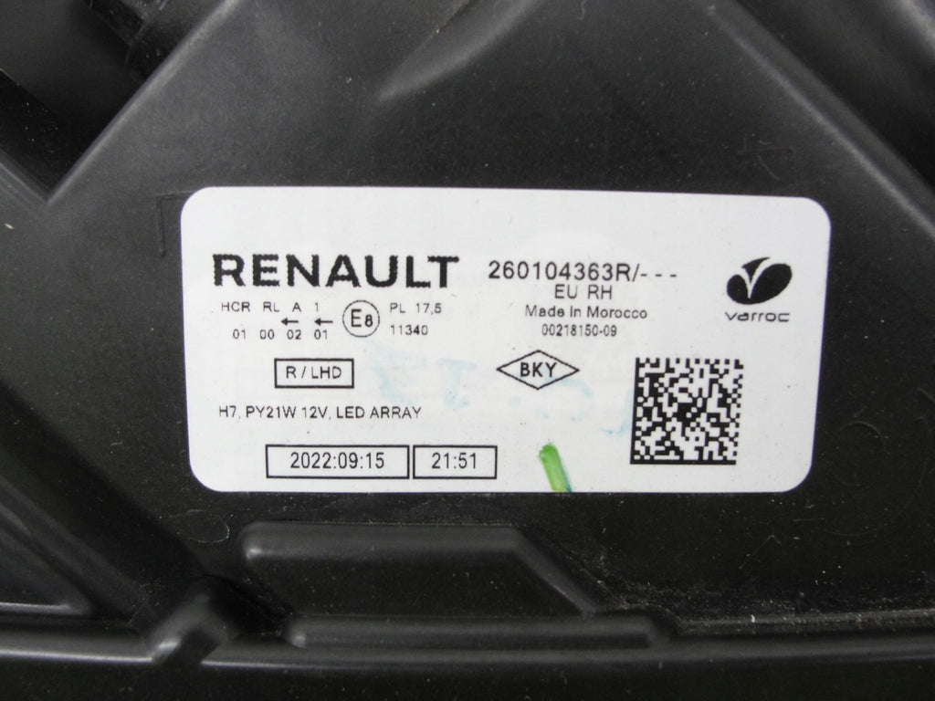 Frontscheinwerfer Dacia Sandero III 260104363R LED Rechts Scheinwerfer Headlight