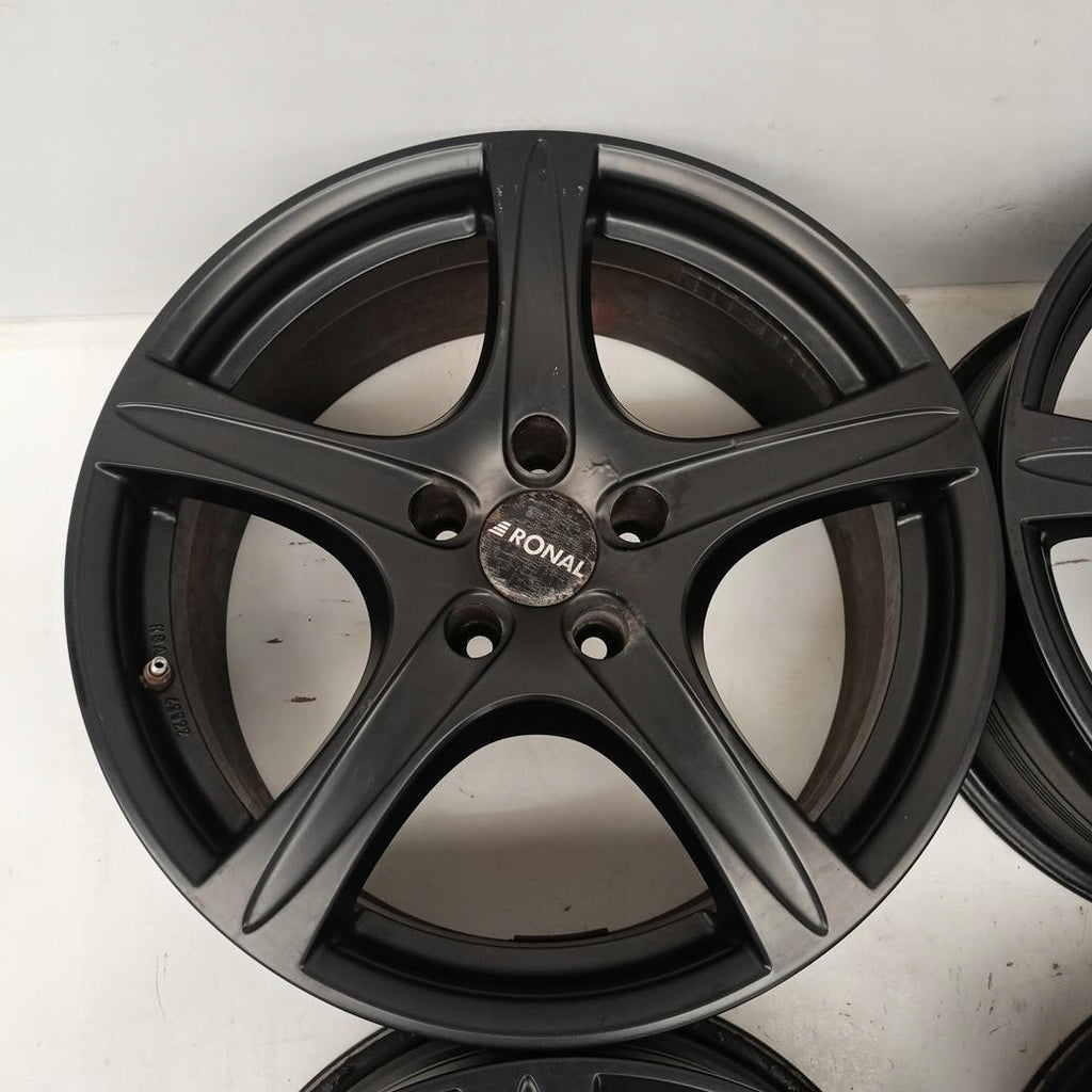 4x Alufelge 18 Zoll 8.0" 5x114.3 40ET Glanz Schwarz 56R880508 Hyundai I FEL8073879170cd